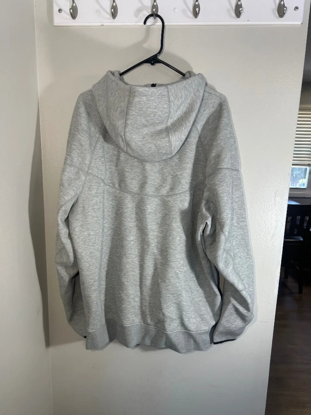 Nike Sportswear Tech Fleece Full-Zip Hoodie Heather Grey FB7921-063 Size 2XL NEW